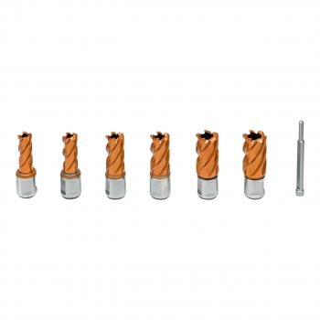 Bernardo HSS-Vario PLUS Kernbohrer-Set KBK, 13 - 22 mm, Bohrtiefe 30 mm